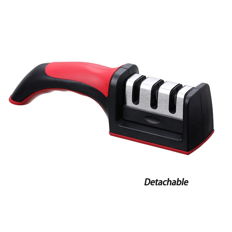 Compact and Efficient Knife Sharpener β 3 Stages, Non-Slip Base