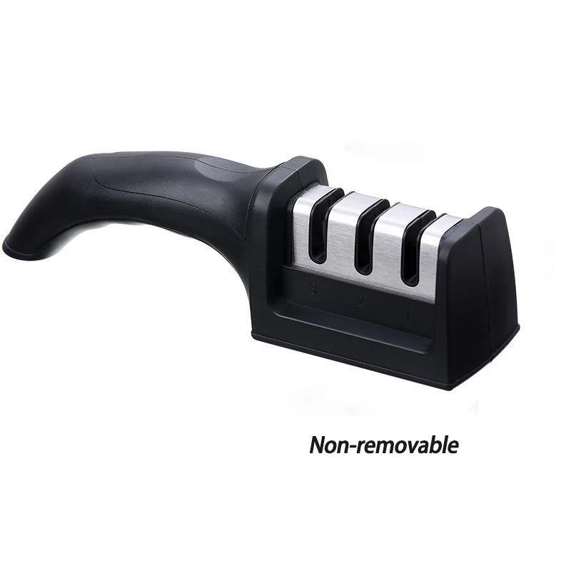 Compact and Efficient Knife Sharpener β 3 Stages, Non-Slip Base