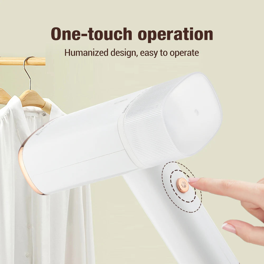 Portable Garment Steamer – 1000W Quick Heat, 130ml Capacity