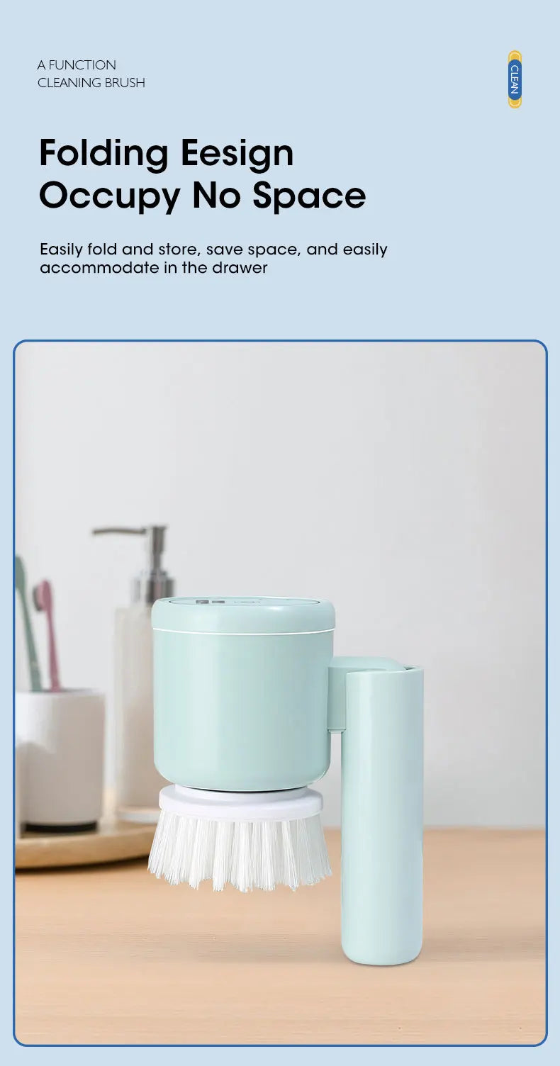 Rechargeable Electric Scrubber – Deep Clean for Bathroom & Kitchen