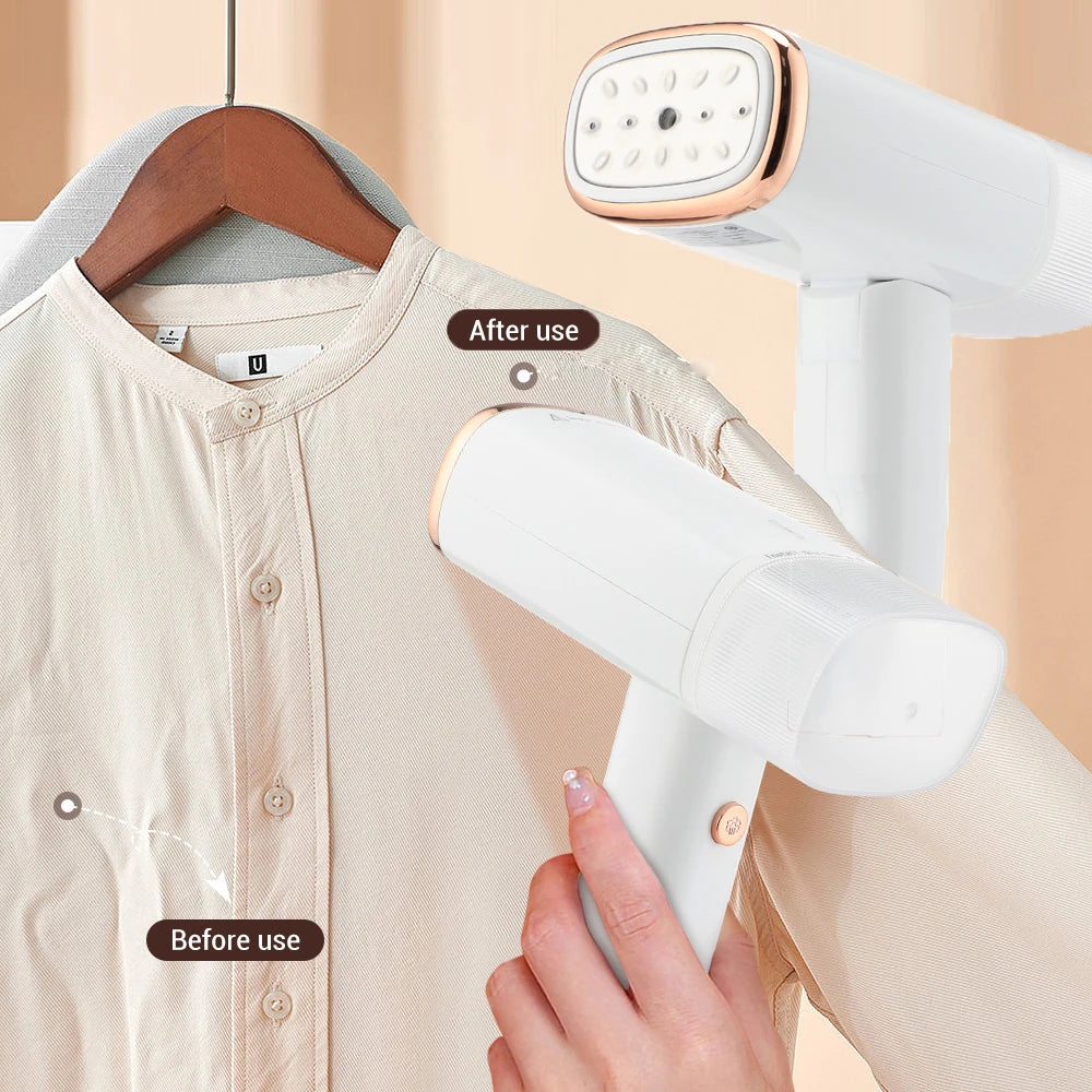 Portable Garment Steamer – 1000W Quick Heat, 130ml Capacity