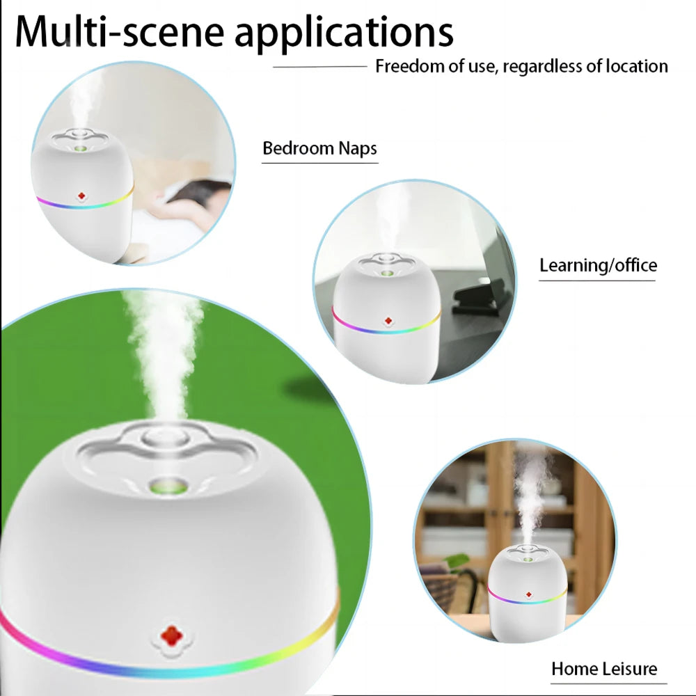 Portable USB Mini Humidifier – Silent and Compact for Any Space